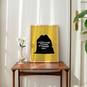 Funny Feminist Art Print: Unsolicited Opinions Poster (Digital Download) image 4