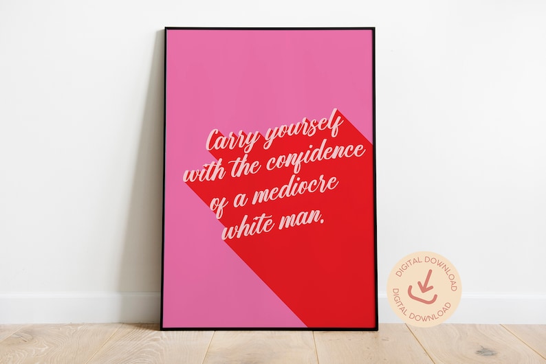 Printable Feminist Poster Feminist Wall Art Feminism Art - Etsy