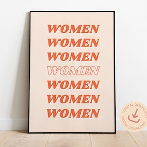 Feminist Wall Art, Women Empowerment, Printable Wall Art, Bedroom Wall Art, Girl Power, Gifts for Her, Feminist Gifts, Feminism Art