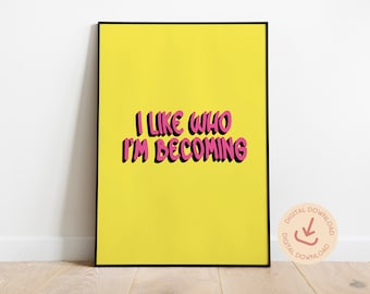 Feminist Wall Art: Retro Empowerment Poster (Digital Download)