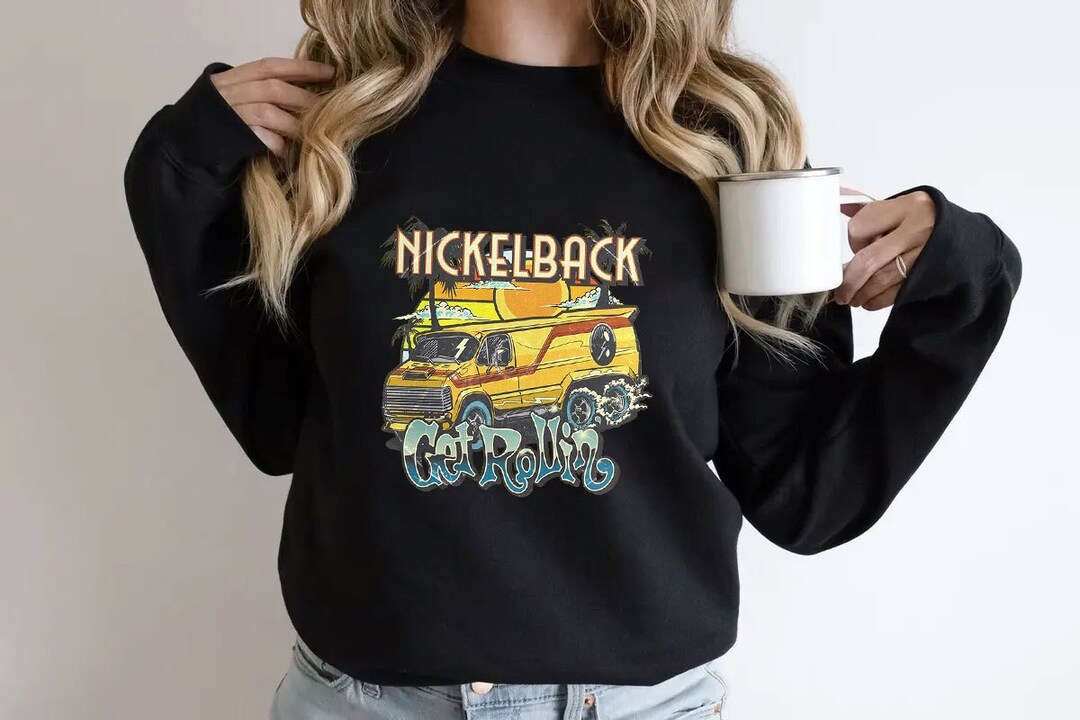 Vintage Nickleback Band Shirt Nickleback Get Rollin New Album - Etsy