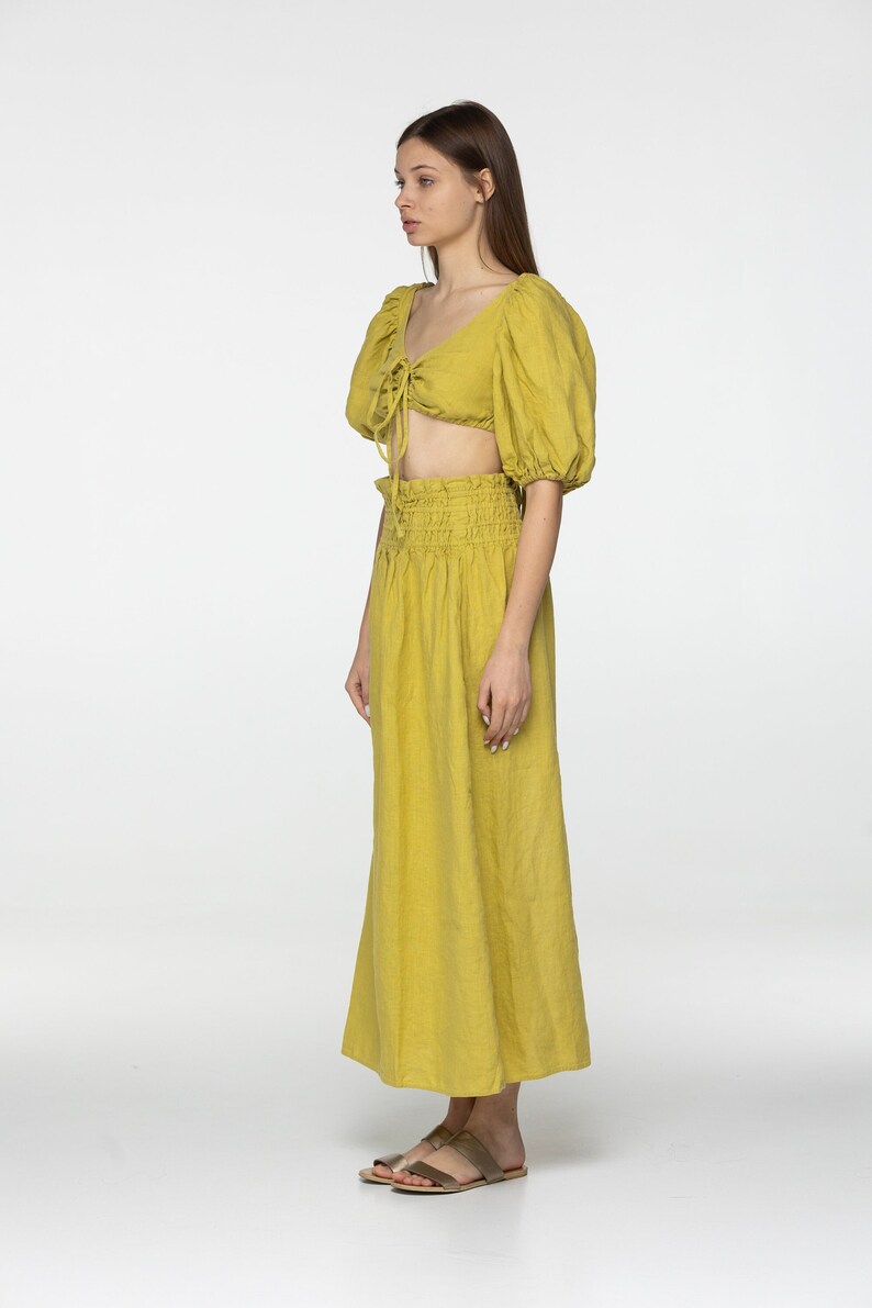 loose-lemon-linen-maxi-skirt-kiara-wide-comfortable-elastic-waistband