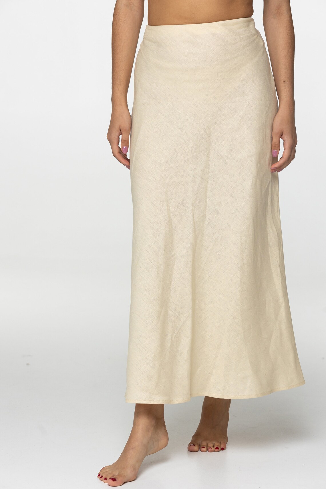 Nila Maxi Skirt - Oat