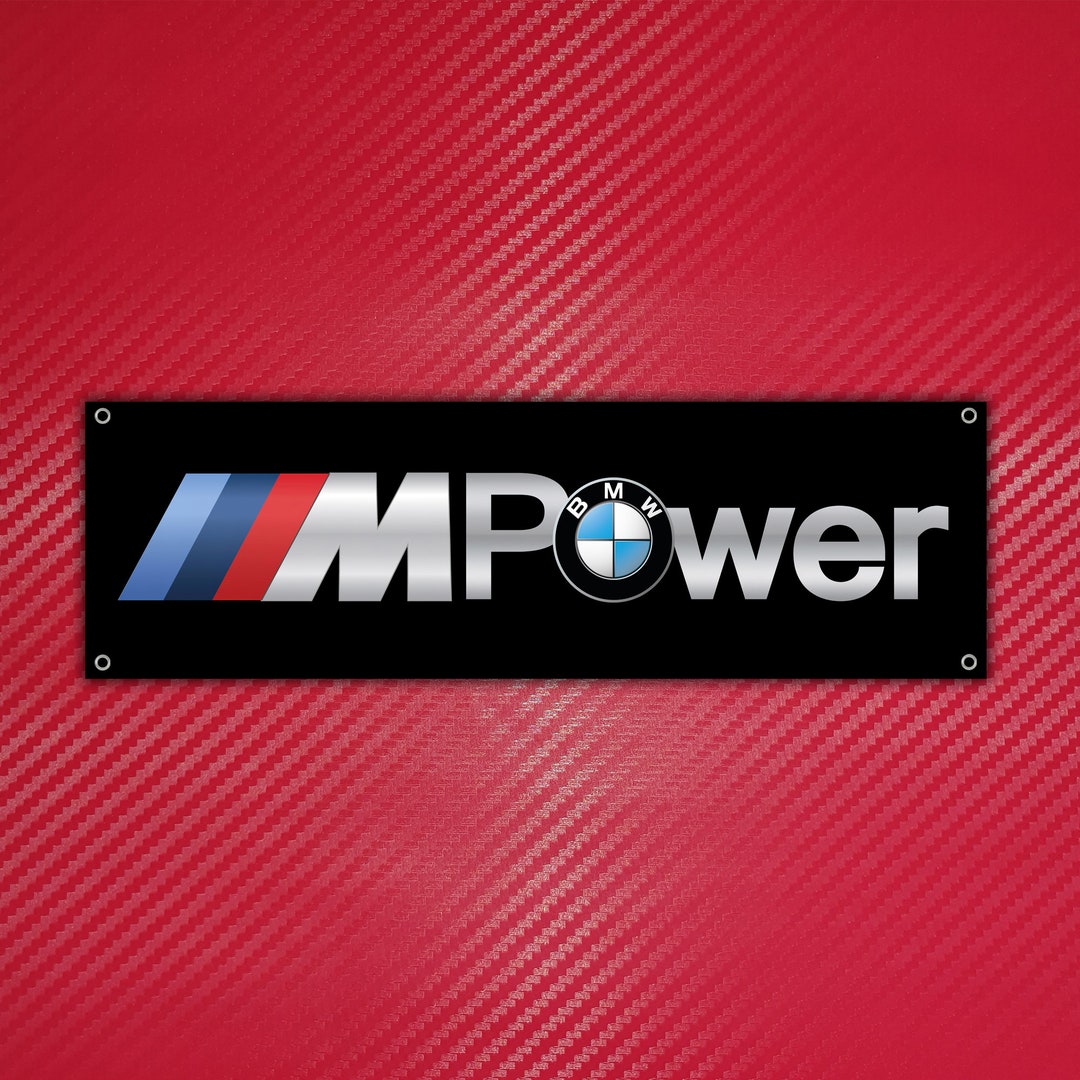 BMW Logo Banner Vinyl Acronym Office Flag Poster Car Etsy