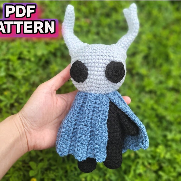 Crochet PATTERN Hollow Knight Amigurumi stuff toy