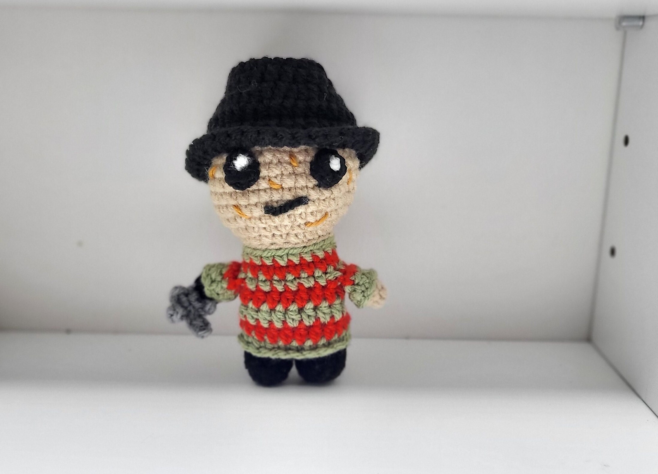 Crochet PATTERN Freddy Krueger Amigurumi Mini Doll Plushie Etsy