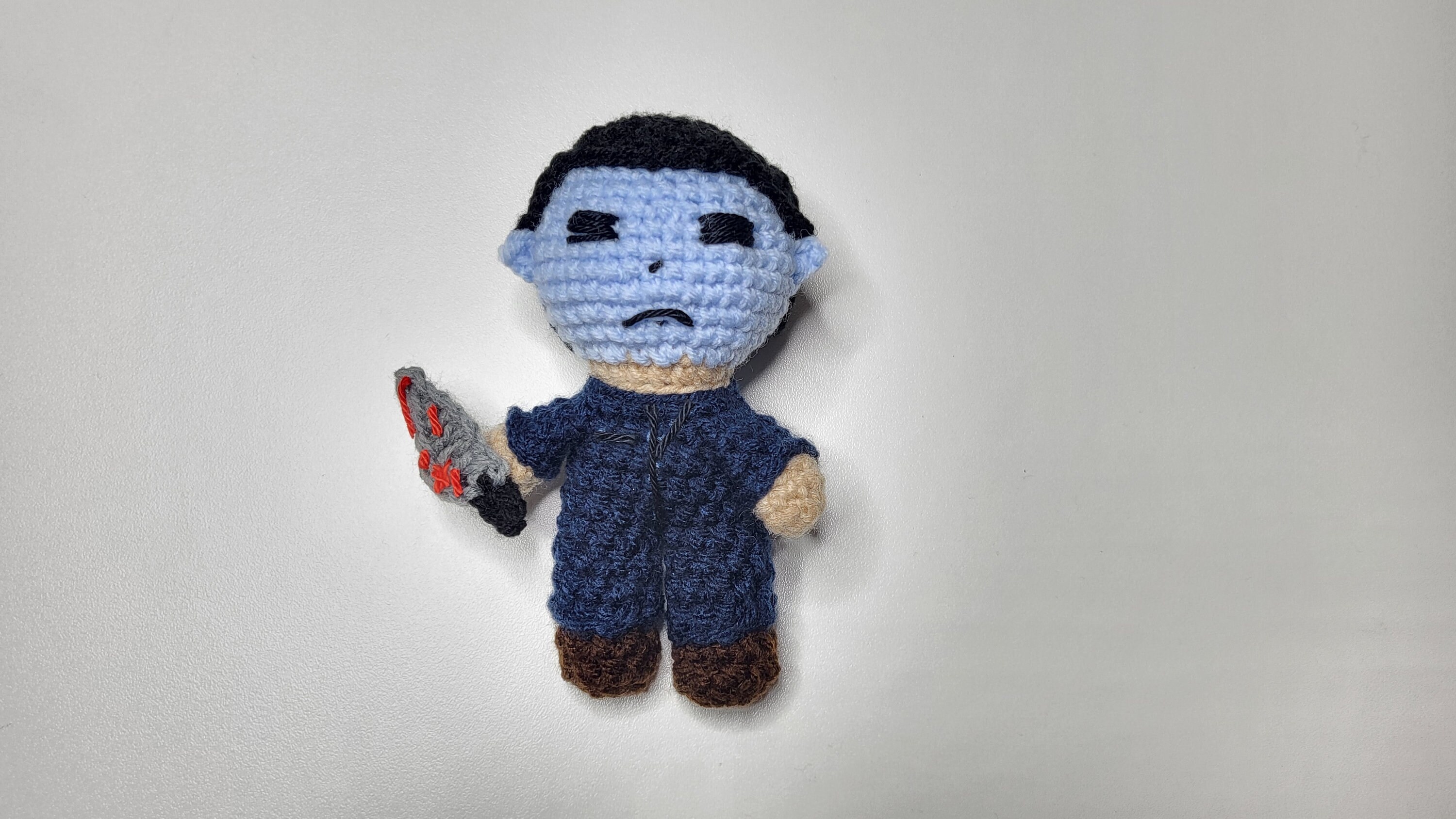 Crochet PATTERN Michael Myers Amigurumi Mini Doll Plushie - Etsy