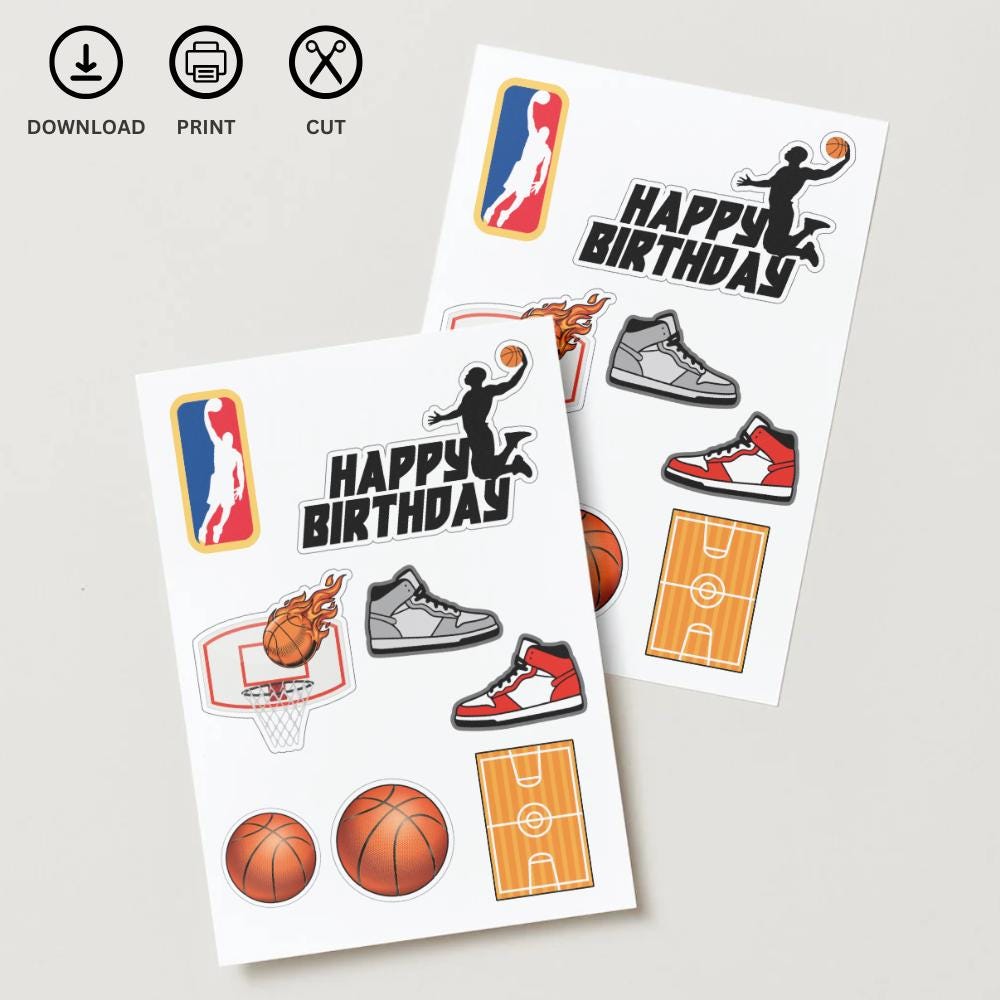 JOYMEMO Basketball 2nd Birthday YPF5 Party Decorations For Boys, Born 2 Ball Balloons Years Old It S Game Time Decor Sport Theme Party Supplies