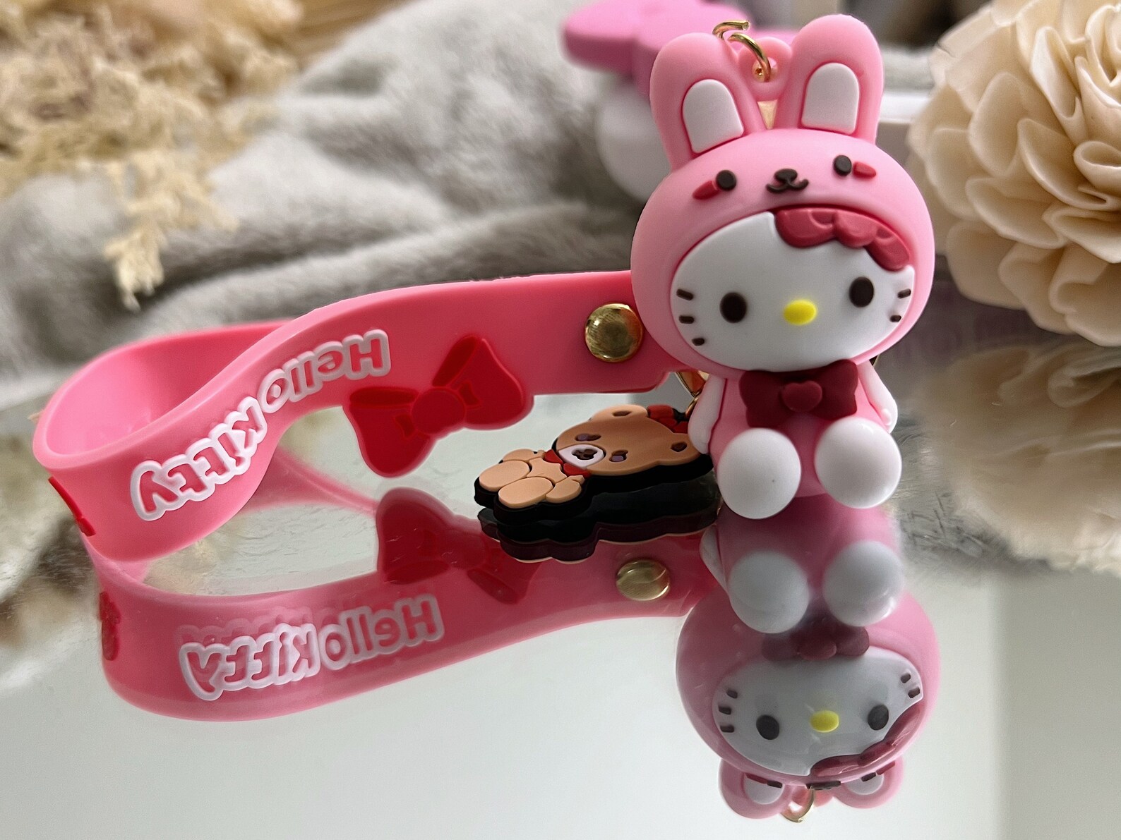 Cute Sanrio Hello Kitty Keychain Charm Etsy Australia