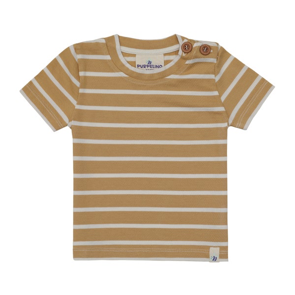 Baby T-Shirt OHNE künstliche Fasern - Streifen