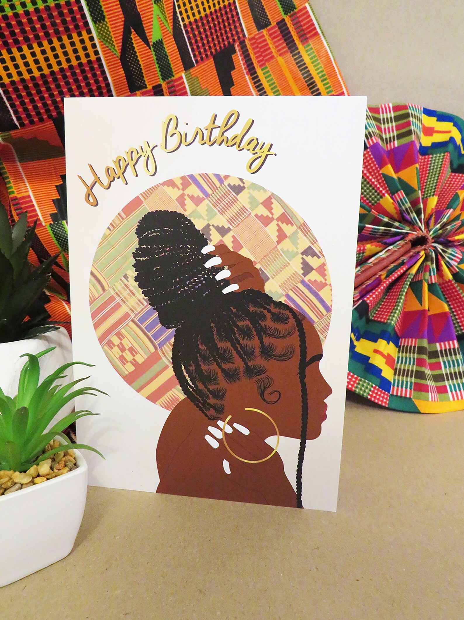 Black Girl Birthday Card, Black Woman, Black Greeting Cards, Classy ...