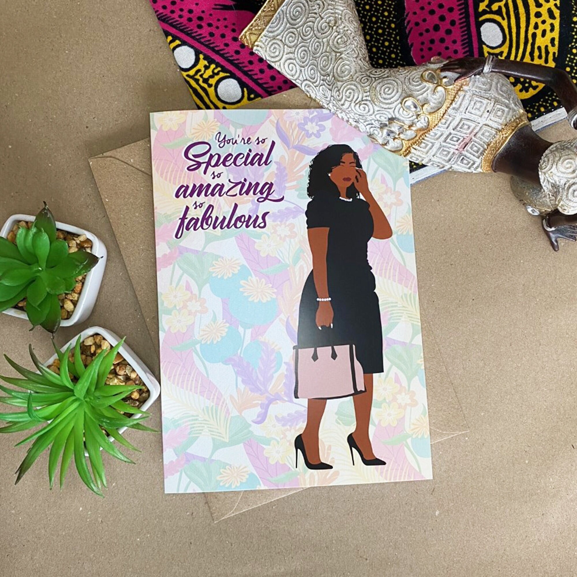 Black Mother's Day Card, Black Mum, Classy, Ethnic, Diverse, African ...