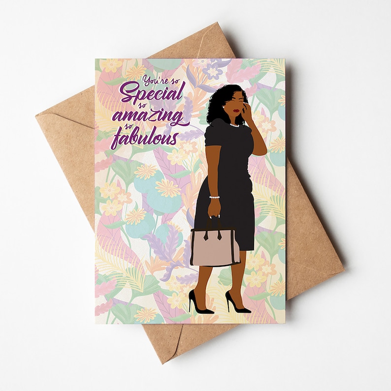 Black Mother's Day Card, Black Mum, Classy, Ethnic, Diverse, African ...