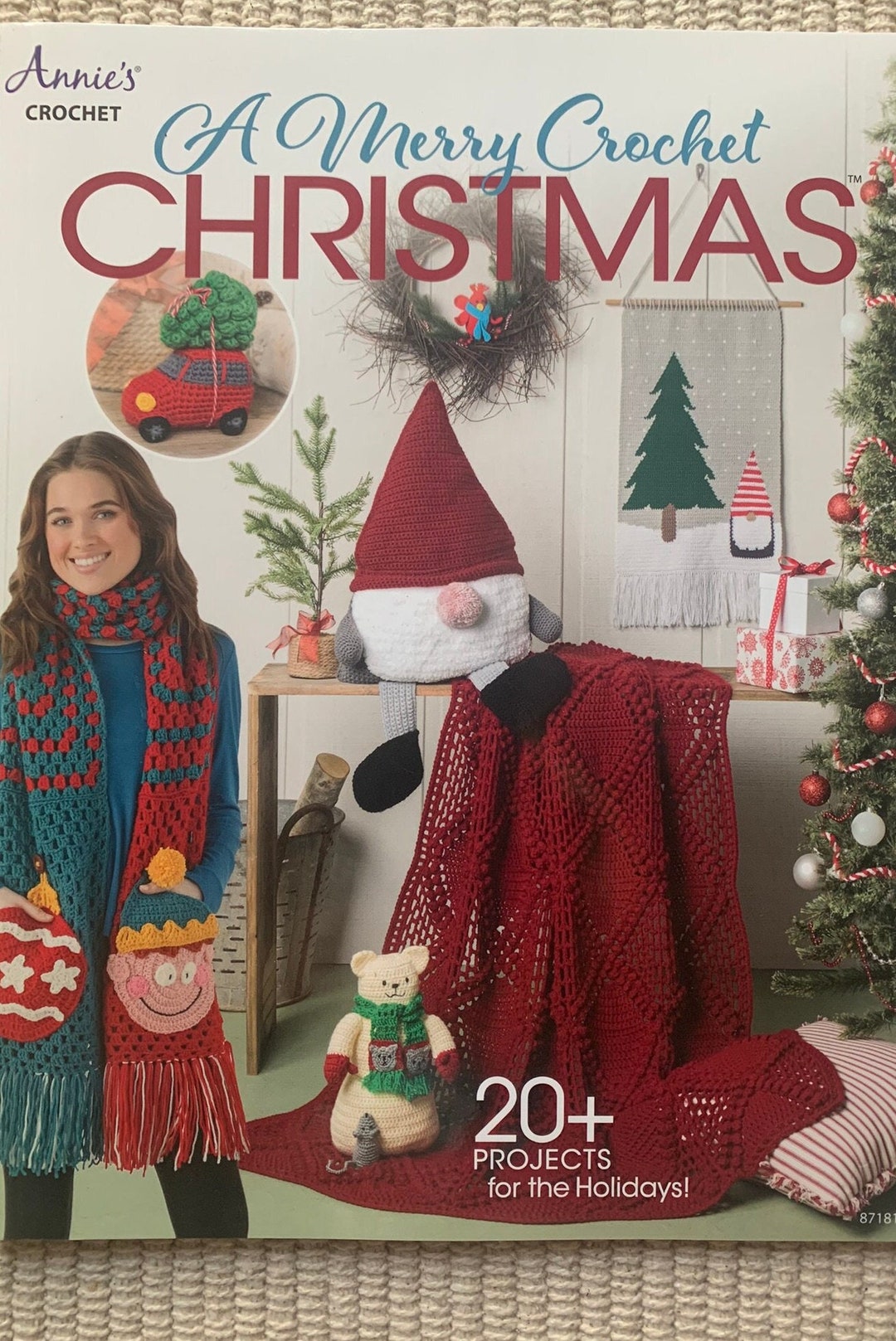 Annies A Merry Christmas Crochet Pattern Book Etsy