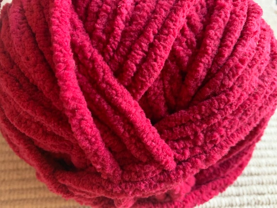 Premier Basix Chenille Yarn, Ruby 