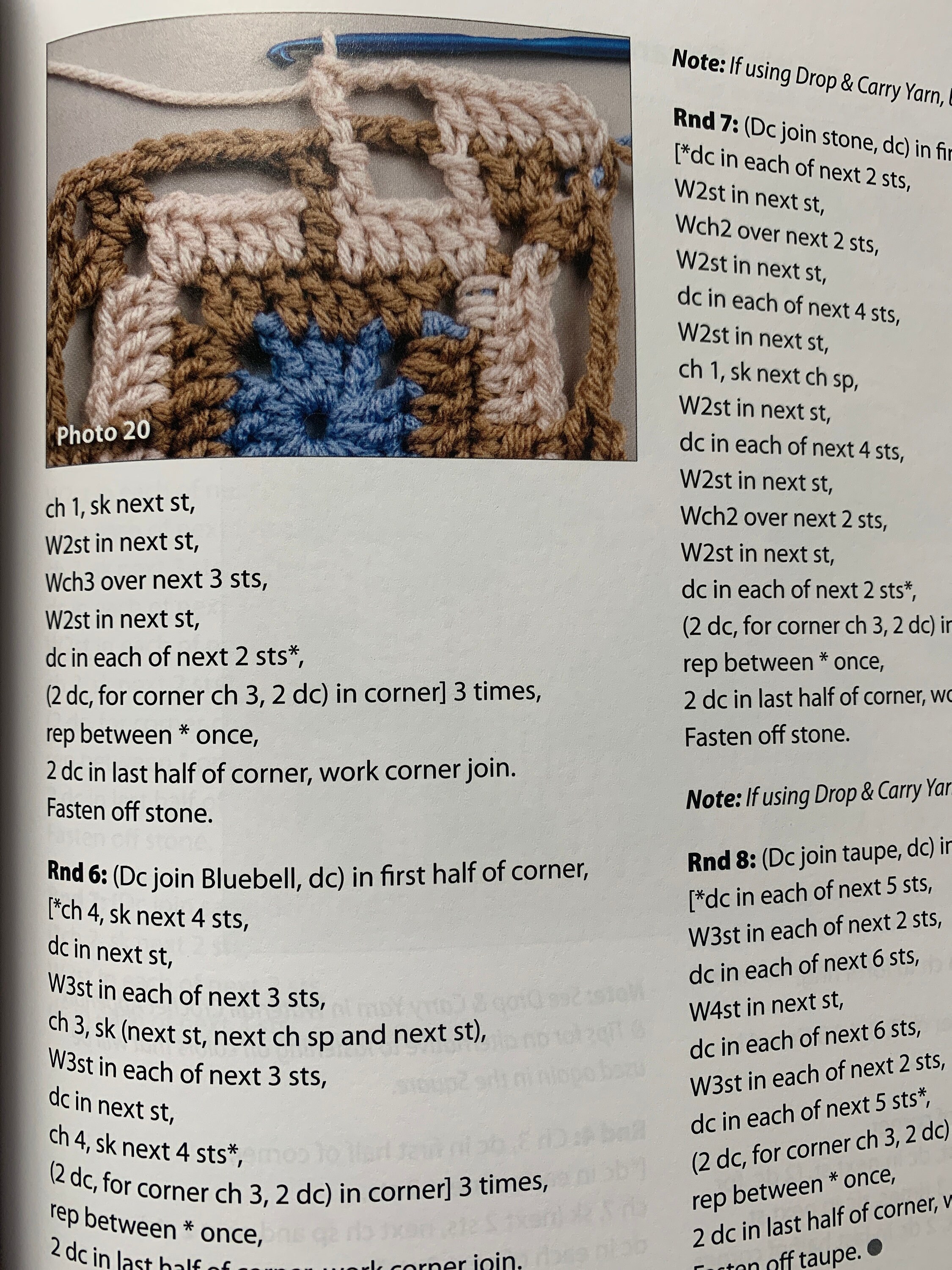 Annies Waterfall Crochet Granny Squares Pattern Book Etsy