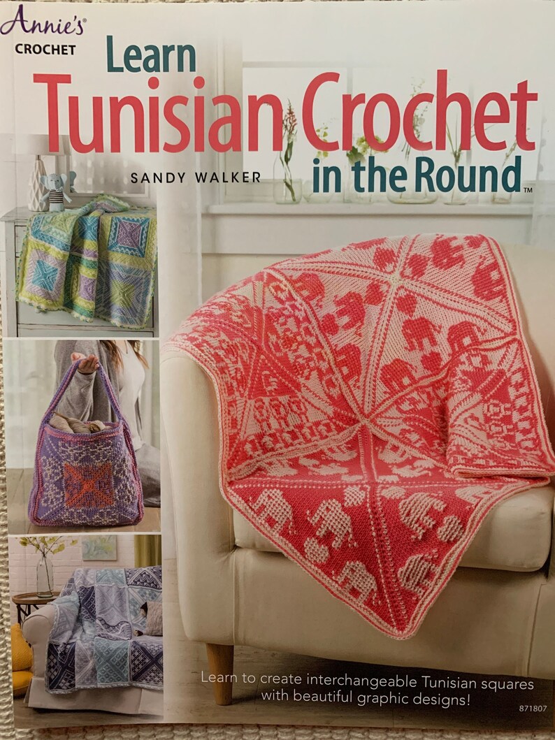 Annies Learn Tunisian Crochet in the Round Crochet Pattern Etsy