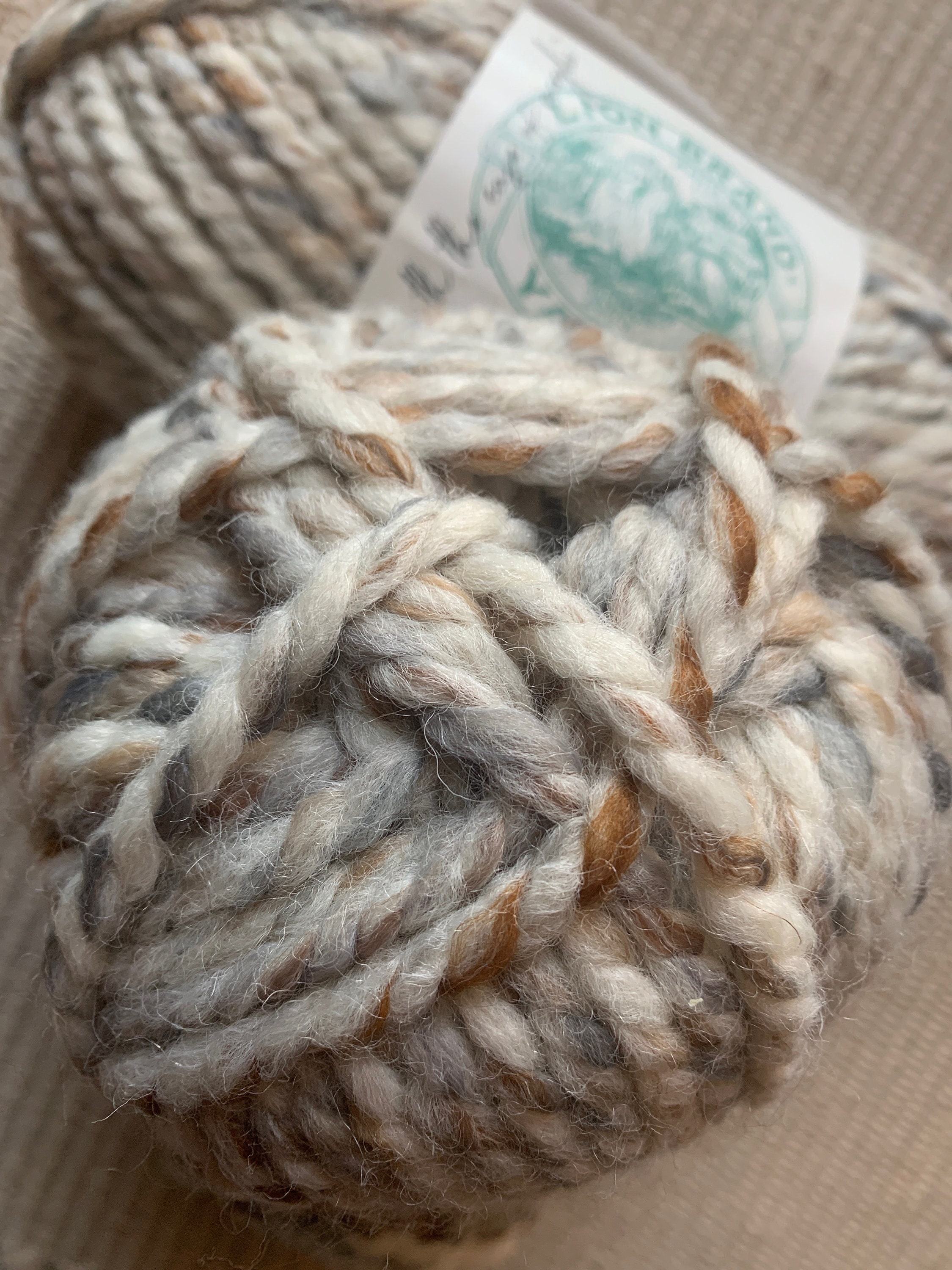 Lion Brand Yarn Feels Like Butta Thick & Quick Super Bulky Yarn for Knitting, 3 Pack, Woodrose