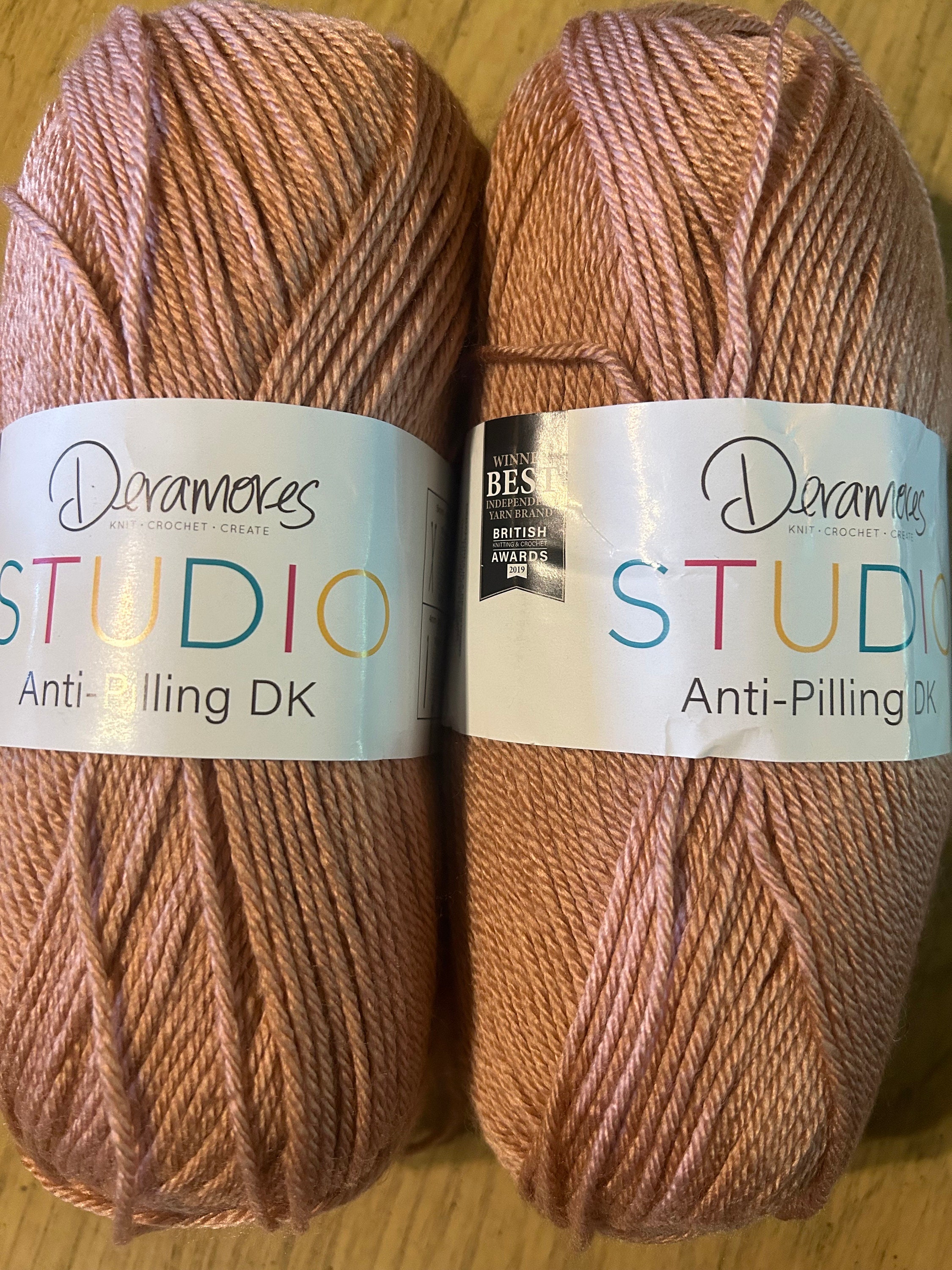 Deramores Studio DK Anti pilling Yarn Rosewood 2 Pack Etsy
