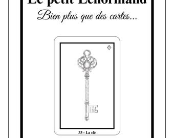 Livre Petit Lenormand PDF - Guide format A5 de 400 pages pour débutant et pro - Symbolisme signification et combinaison de cartes - Oracle