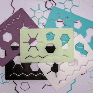 Chemistry Stencil Mint Green 