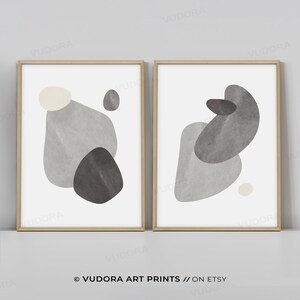 Abstract Beige Wall Art Print, Set of 2 Printable Watercolor, 2 Piece Art, Minimalist, Modern, Poster Digital Instant, Art Prints