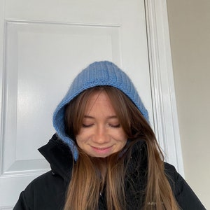 Crochet Balaclava Pattern: Easy Mohair Hood (PDF Pattern)