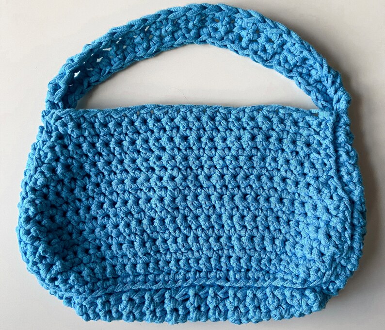Crochet Shoulder Purse Pattern, Crochet Chunky Bag, Chunky Yarn Purse