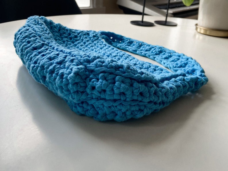 Crochet Shoulder Purse Pattern, Crochet Chunky Bag, Chunky Yarn Purse