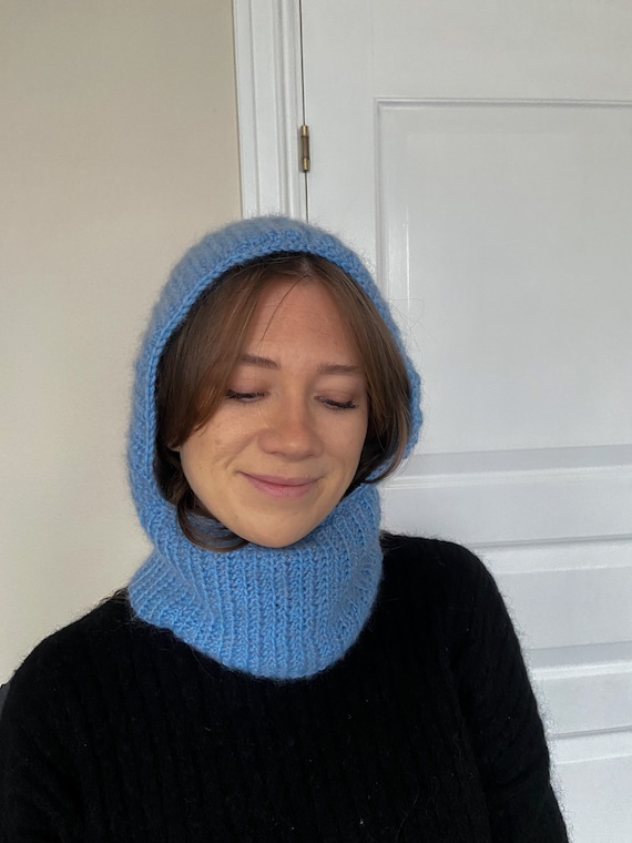 Crochet Balaclava Pattern: Easy Mohair Hood (PDF Pattern)