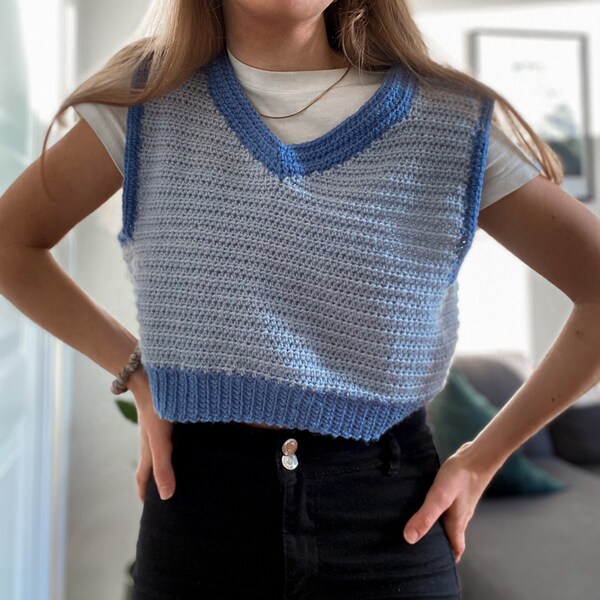 Crochet Vest Pattern - Etsy