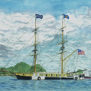 U.S. Brig Niagara docked at Put-in-Bay