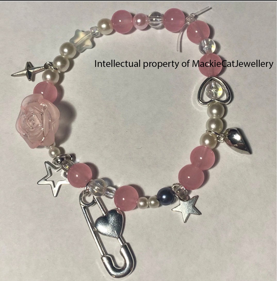 Princess Bubblegum and Marceline Matching Bracelet, Y2K Aesthetic, Gift