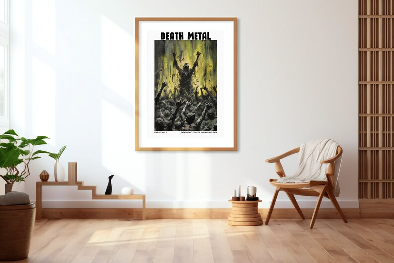 Heavy Metal Gallery Wall Art Set Hard Rock Music Gift Prints - Etsy
