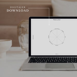 Wheel of Life Digital Download PDF | Coaching template Wheel of Life