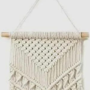 Handmade Macrame Headboard: Boho Wall Hanging Decor (20x12 Inch)