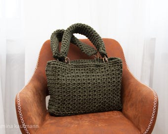 Crochet pattern Tote Bag SANDY - German - including videos - gift idea / crochet bag / bag / present