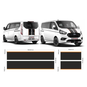 Viper Racing Aufkleber Decal Set passend für Ford Tourneo Transit Custom 02K