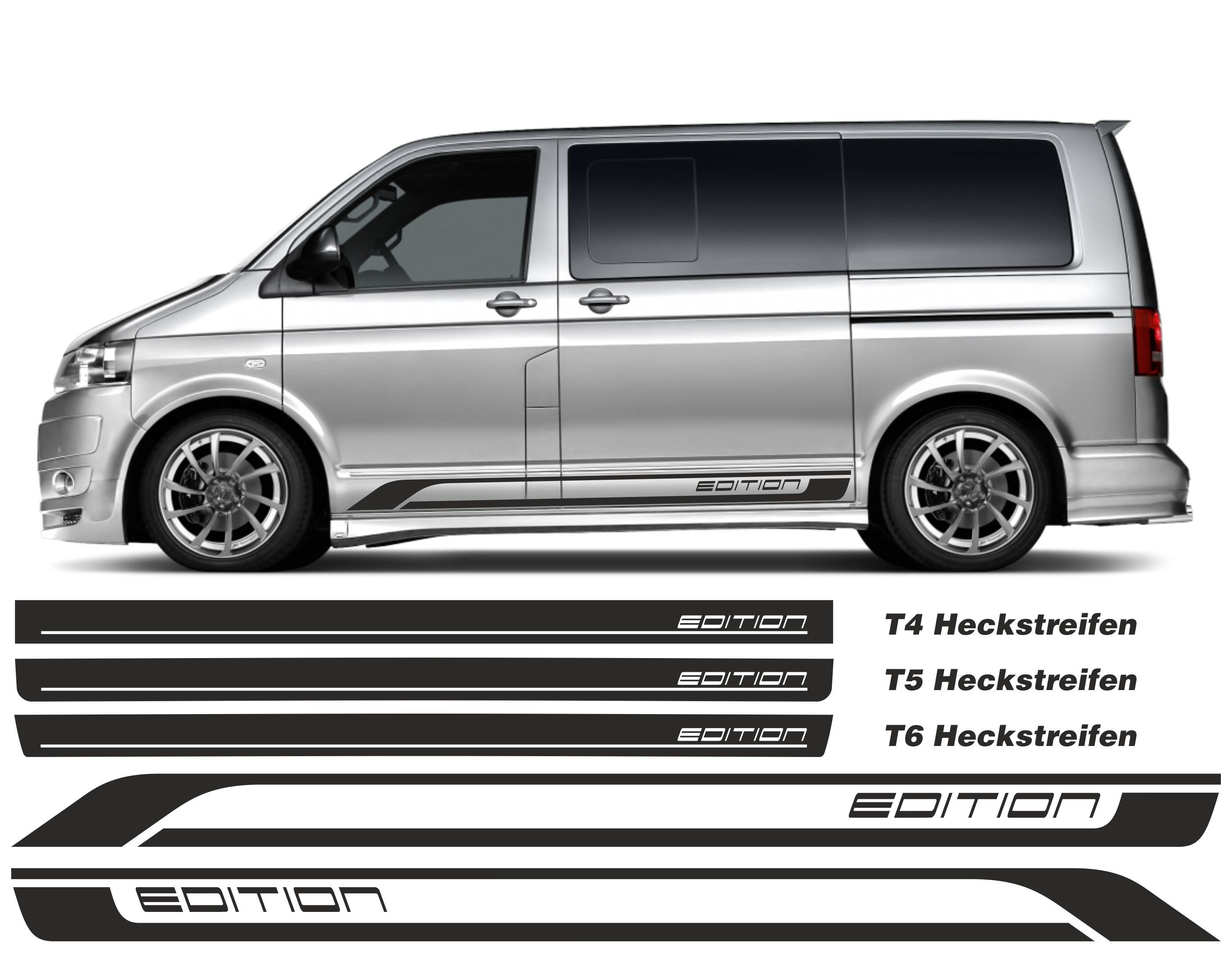 Side Stripes Set EDITION Suitable for VW T6, T5, T4 Multivan Bulli  California 