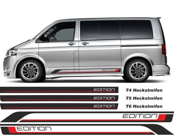 Side stripe sticker set EDITION suitable for VW T6 T6.1 T5 T4 Multivan Bulli #T61-2F