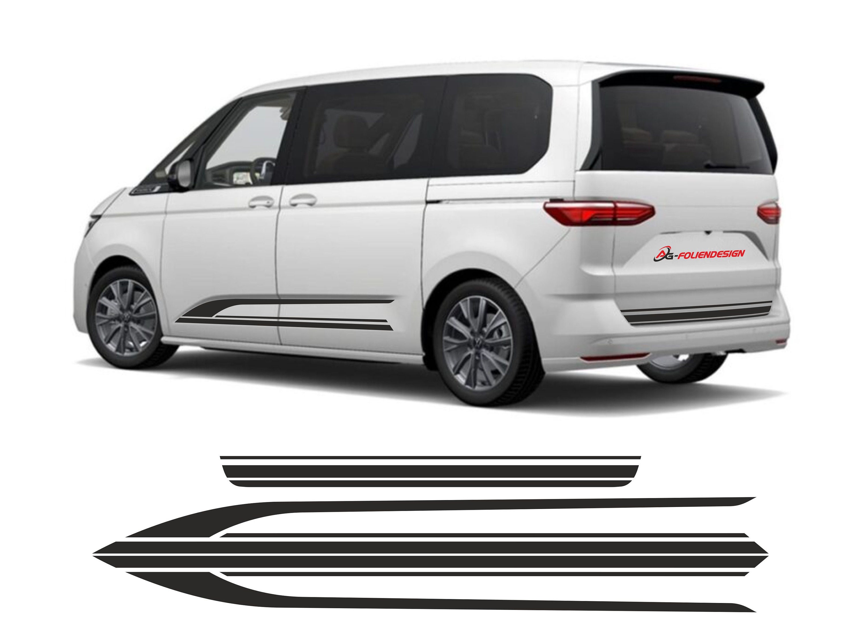 Heckstreifen Aufkleber EDITION passend für VW T6 T6.1 T5 T4 Bulli