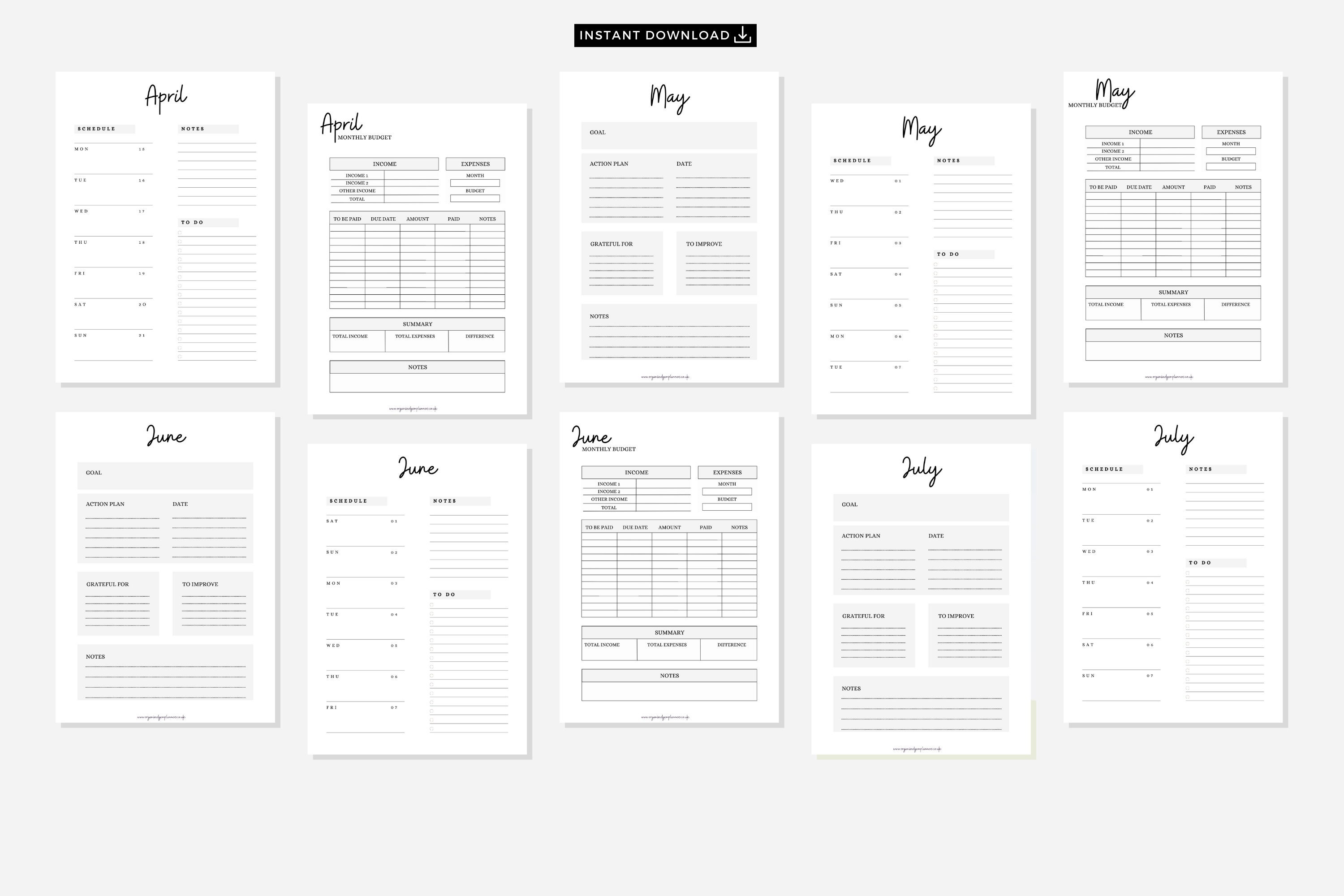 Printable 2024 Diary Printable 2024 Week To View Diary Week Etsy printable-2024-diary-printable-2024-week-to-view-diary-week-etsy