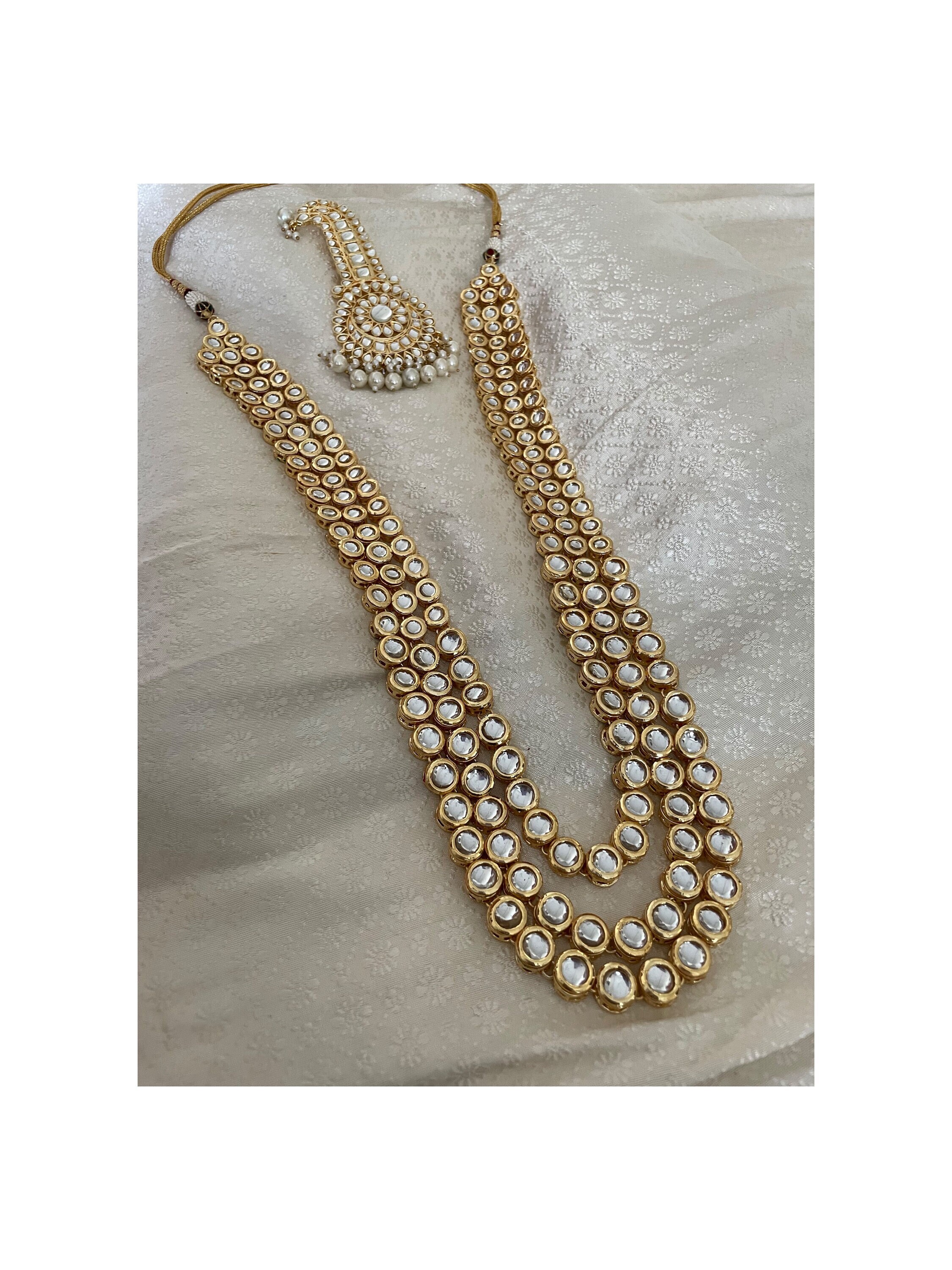 Kundan Groom Mala/kundan Kalgi/groom Mala/kalgi Set/men Jewelry