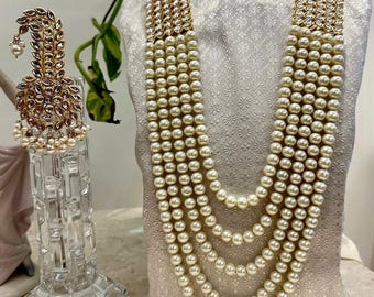Kundan mala for groom best sale