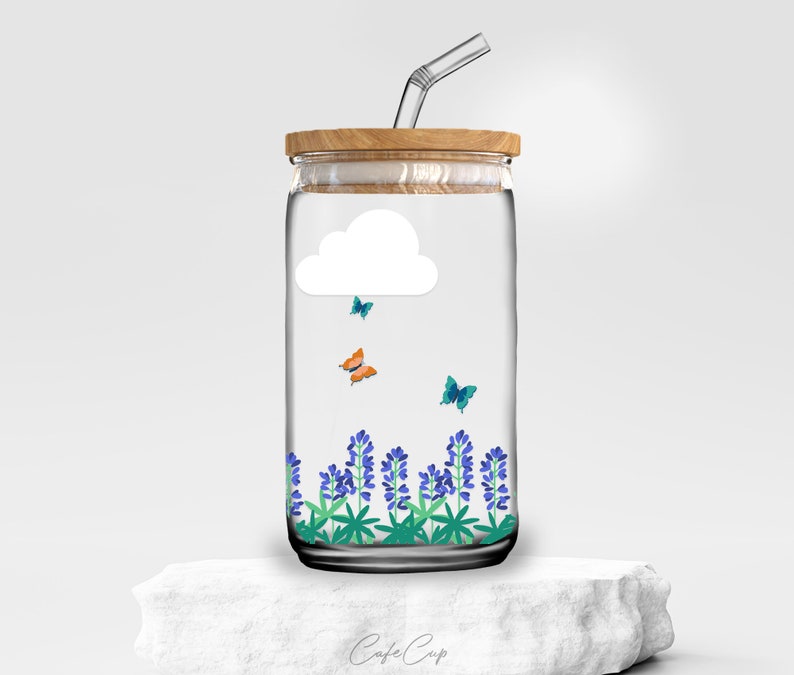 Glass Cup SVG PNG Coffee Cup Template Mug Sublimation SVG Etsy