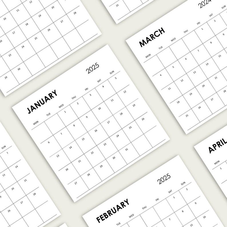 Printable Mini Calendar 2025 - Il 794xN.6582700391 E651