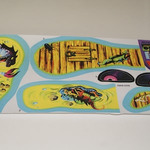 Masters Of The Universe Snake Mountain MOTU replacement stickers/labels/decals DIE CUT