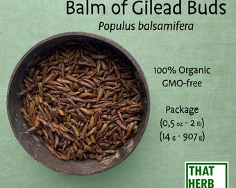 Balm of Gilead Buds [Populus balsamifera] | Best quality | 100% Organic, GMO-free | Package (1oz to 32oz) (28-907 g)