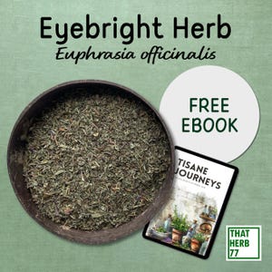 Dried Eyebright Herb [Euphrasia officinalis] | Best Quality | 100% Organic | GMO Free | Natural herb | Herbal Tea | Sustainably Sourced