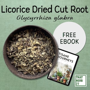 Organic Licorice Root: Dried Herbal Tea, Sustainably Sourced
